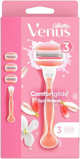 gillette venus comfortglide spa breeze